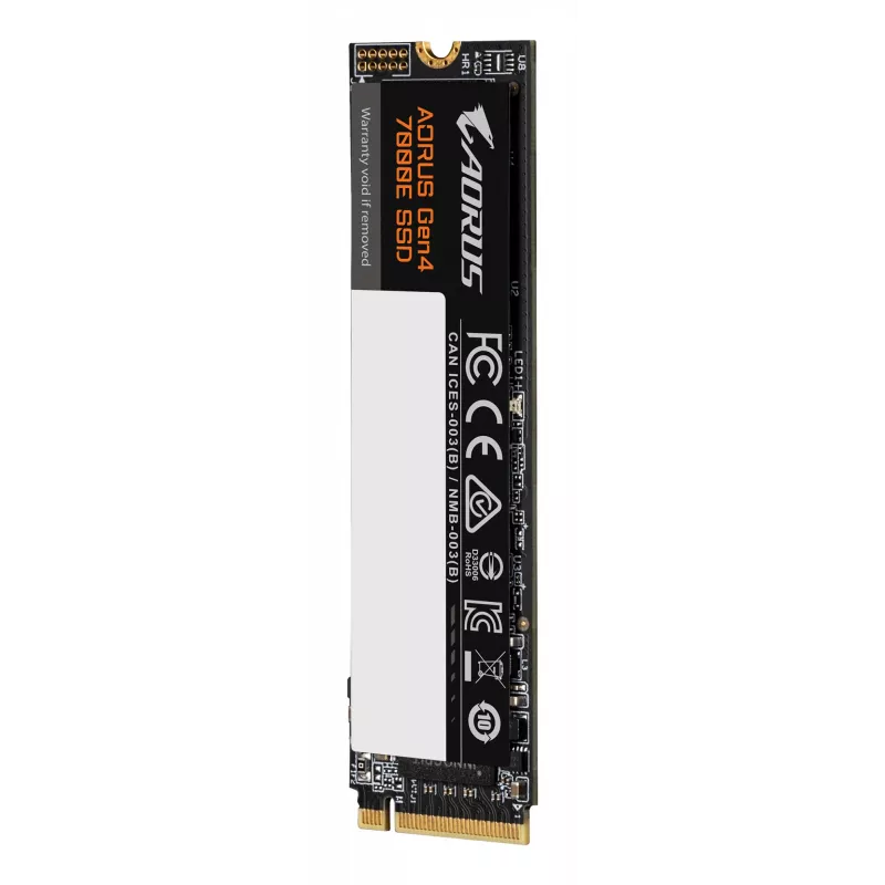 Vidinis M.2 NVMe SSD GIGABYTE AORUS Gen4 7000E 1 TB – 7100 MB/s skaitymas, 6100 MB/s rašymas, M.2 2280