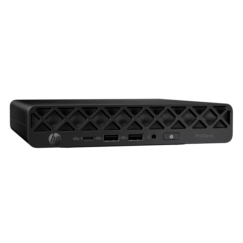 HP ProDesk 4 Mini G1i AI mažasis kompiuteris BY7D1ET – Intel Core Ultra 7 265T, 16 GB DDR5-5600, 1 TB SSD, Intel Graphics, Windows 11 Pro, juodas