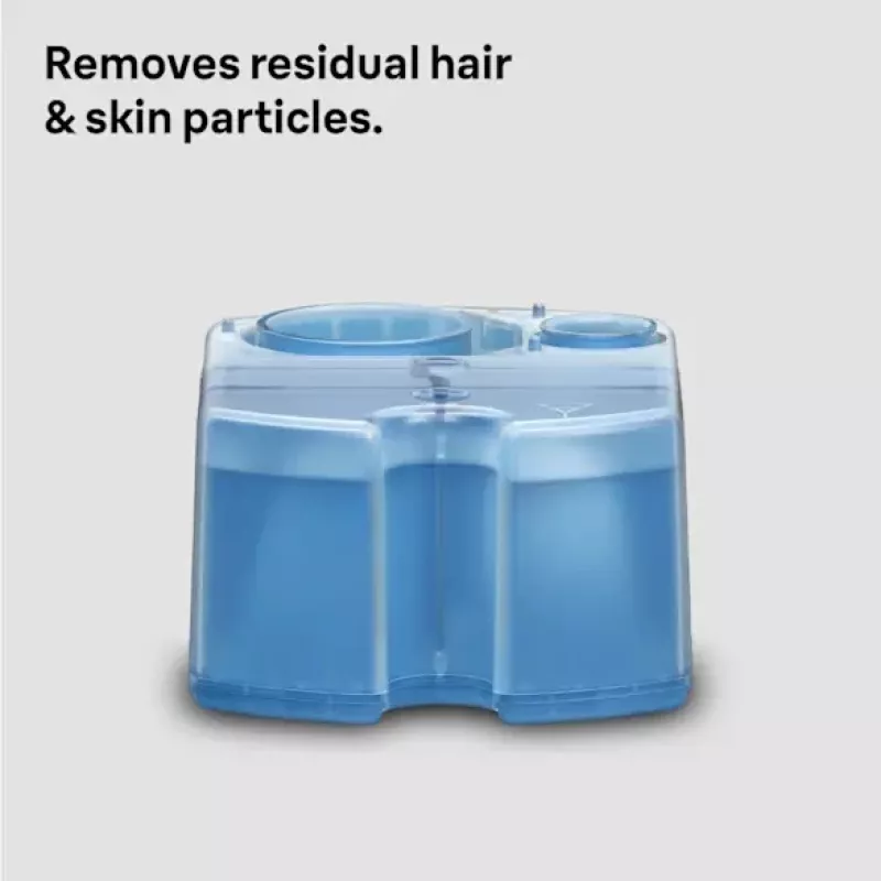 Valymo kasetė BRAUN 3in1 ShaveCare 8 vnt. (mėlyna) Braun skustuvams