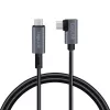 LogiLink CU0182 USB 2.0 laidas USB-C 1 m, juodas/sidabrinis