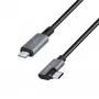 LogiLink CU0182 USB 2.0 laidas USB-C 1 m, juodas/sidabrinis