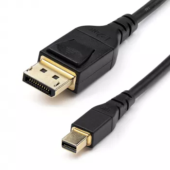 StarTech.com 2 m VESA sertifikuotas Mini DisplayPort į DisplayPort 1.4 laidas - 8K 60Hz HBR3 HDR - itin plonas (34 AWG) 4K 120Hz
