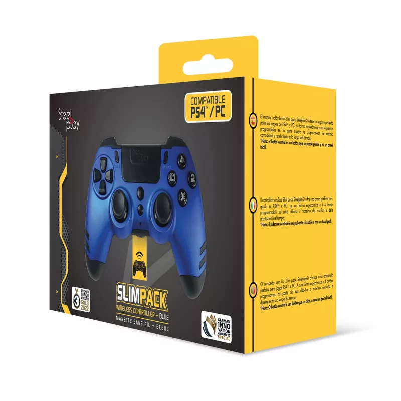 Steelplay JVAMUL00153 Žaidimų pultas Mėlynas RF Gamepad Analoginis / Skaitmeninis PC, PlayStation 4, PlayStation 3