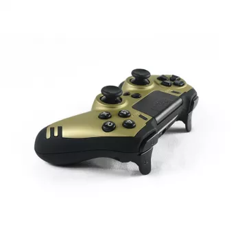 Žaidimų pultas Lexip Metaltech Wireless Controller Gold – PC, PS4, RF belaidis, Micro-USB, įmontuota LiPo baterija