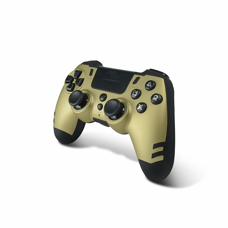 Žaidimų pultas Lexip Metaltech Wireless Controller Gold – PC, PS4, RF belaidis, Micro-USB, įmontuota LiPo baterija