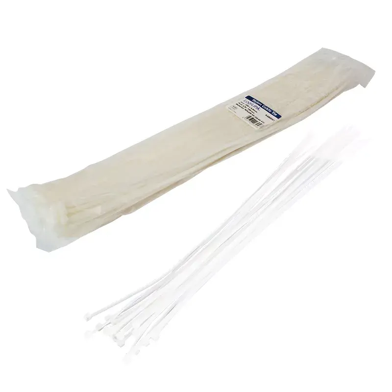 Kabelio raištis LogiLink KAB0041 nailoninis skaidrus 100 vnt.