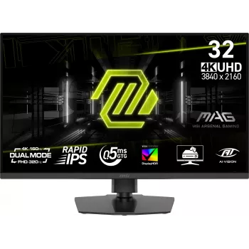 Monitorius MSI MAG 322URDF E16 80 cm (31,5 colio) 3840 x 2160 4K Ultra HD juodas