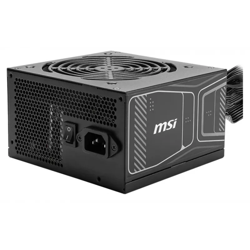 Maitinimo šaltinis MSI MAG A850GN 850 W ATX 20+4 pin, 80 PLUS Gold, nemodulinis, 120 mm ventiliatorius, juodas