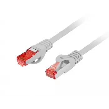 LANBERG Cat6 F/UTP (FTP) tinklo kabelis 1 m, RJ-45 į RJ-45, pilkas