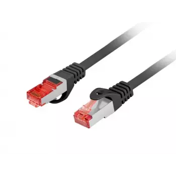 LANBERG Cat6 F/UTP (FTP) tinklo laidas, RJ-45–RJ-45, 1,5 m, juodas