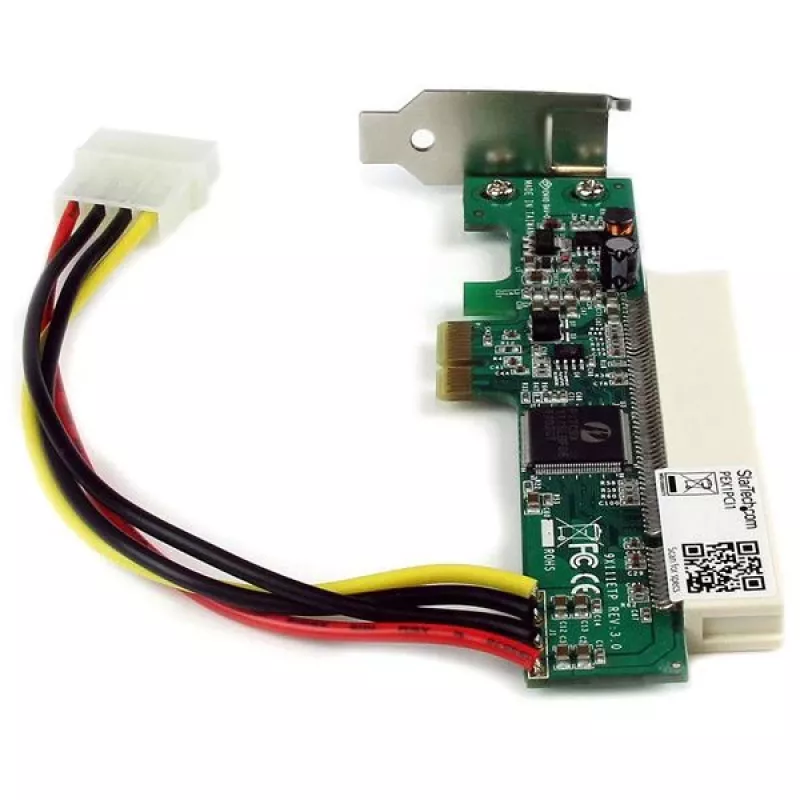 StarTech.com PCI Express į PCI adapterio kortelė, PCIe, PCI 32 bitų, raudona, CE, FC, ROHS, PERICOM PI7C9X110BNBE, 0 - 85 °C