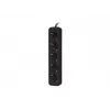 Lanberg PS0-05F-0150-BK ilgintuvas 1.5 m 5 kištukinių lizdų juodas