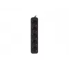 Lanberg PS0-05F-0150-BK ilgintuvas 1.5 m 5 kištukinių lizdų juodas