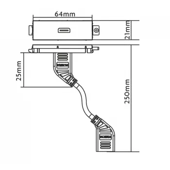 HDMI kištukinis lizdas Vision TC3