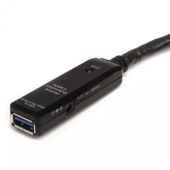 StarTech.com 10 m aktyvus USB 3.0 ilginimo kabelis - M/F, 10 m, USB A, USB A, USB 3.2 Gen 1 (3.1 Gen 1), 5 Gbit/s, juoda