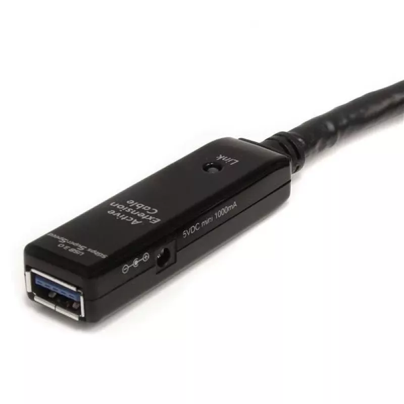 StarTech.com 10 m aktyvus USB 3.0 ilginimo kabelis - M/F, 10 m, USB A, USB A, USB 3.2 Gen 1 (3.1 Gen 1), 5 Gbit/s, juoda