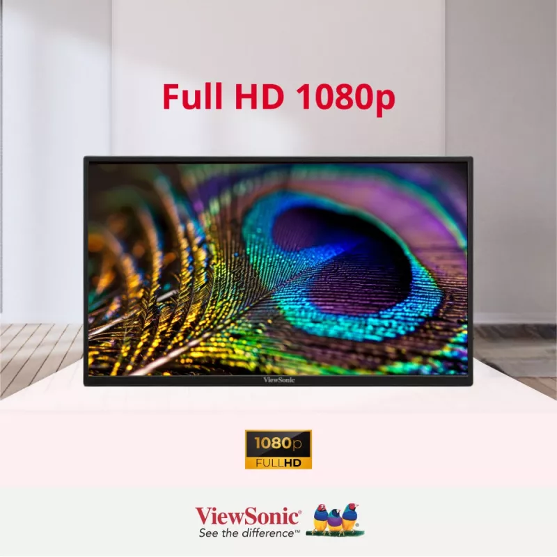 ViewSonic VA1650 nešiojamas monitorius 40,6 cm (16 inch) Full HD LED juodas