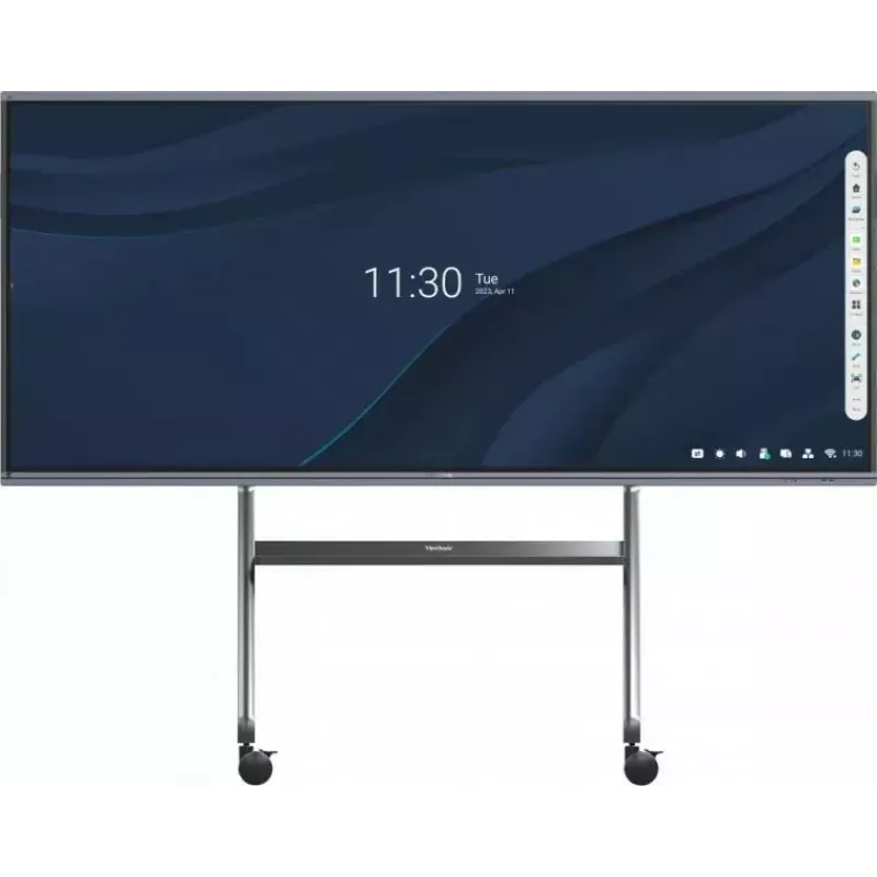Mobilus stovas dideliems ekranams ViewSonic VB-STND-009, 2,67 m (105 col.), juodas, sidabrinis