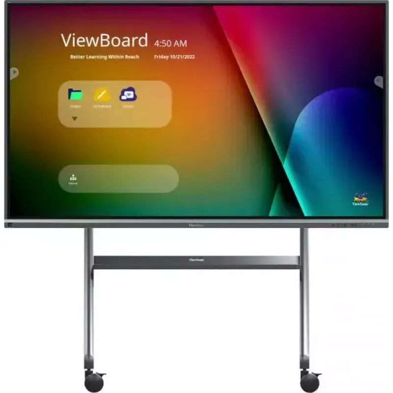 Mobilus stovas dideliems ekranams ViewSonic VB-STND-009, 2,67 m (105 col.), juodas, sidabrinis