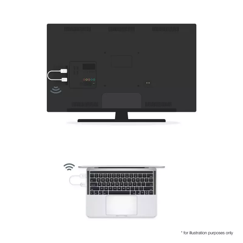 Belaidis HDMI siųstuvas-imtuvas Optoma WHD211 Baltas 60g
