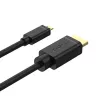 HDMI kabelis UNITEK Y-C182 2 m, Micro HDMI (D tipo) į standartinį HDMI (A tipo), juodas
