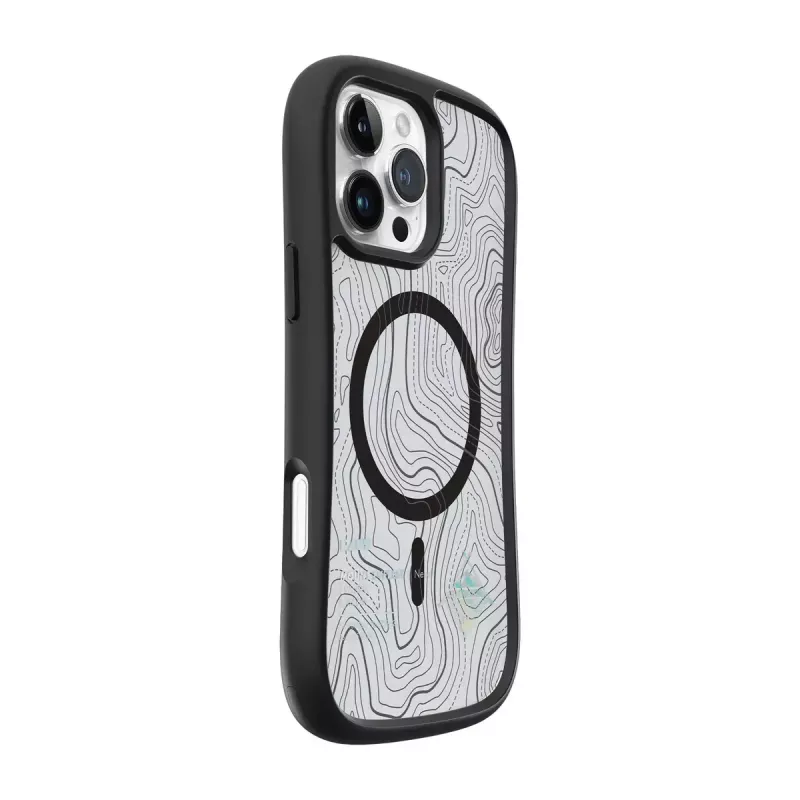 Dėklas LAUT POP ADVENTURE iPhone 16 Pro skaidrus juodas