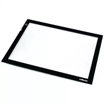 Rėmelio apšvietimo plokštė Reflecta LED Light Pad A4 Super Slim juoda 31x21 cm