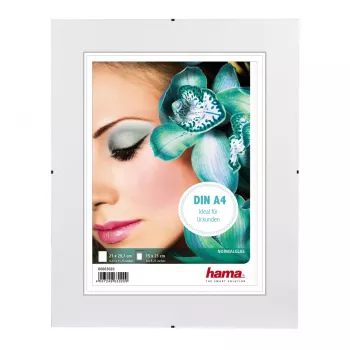 Hama „Clip-Fix“ berėmis nuotraukų laikiklis, paprastas stiklas, 21 x 29,7 cm