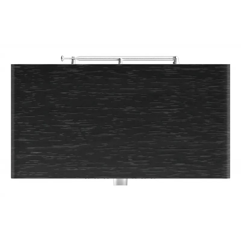 Nešiojamas radijo imtuvas Panasonic RF-D40EG-K – Skaitmeninis derintuvas, FM 87,5–108 MHz, 6 W RMS, LCD 2,4 colio, „Wi‑Fi“ / „Wi‑Fi 4“, išorinė antena, juodas