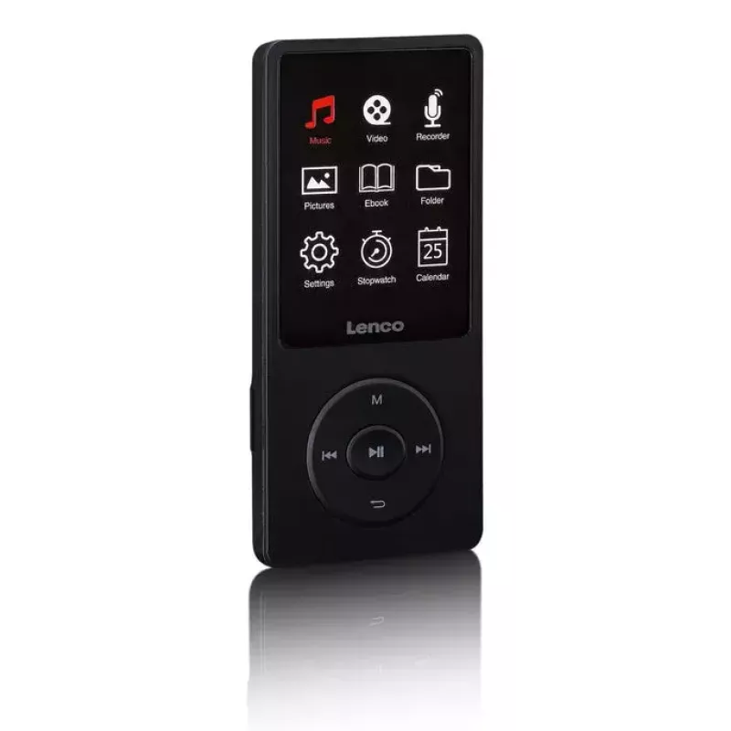 MP3 grotuvas Lenco Xemio-669BK 8 GB juodas LCD 18h grojimo