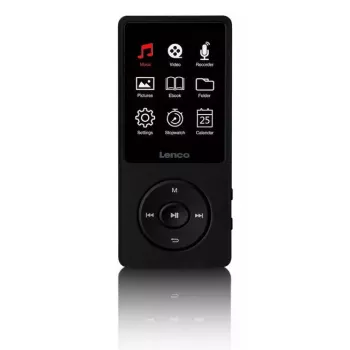 MP3 grotuvas Lenco Xemio-669BK 8 GB juodas LCD 18h grojimo