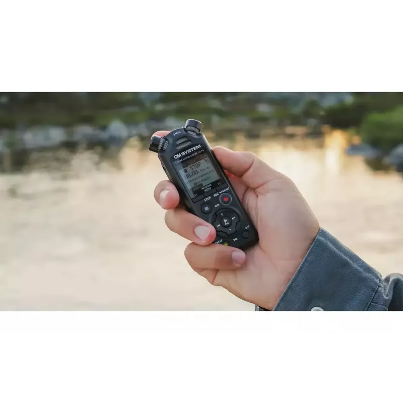 Diktofonas OLYMPUS LS-P5 komplektas – 24 bitų garso įrašymas, 8 GB vidinė atmintis