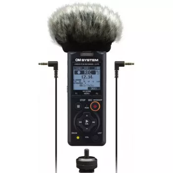 Diktofonas OLYMPUS LS-P5 komplektas – 24 bitų garso įrašymas, 8 GB vidinė atmintis