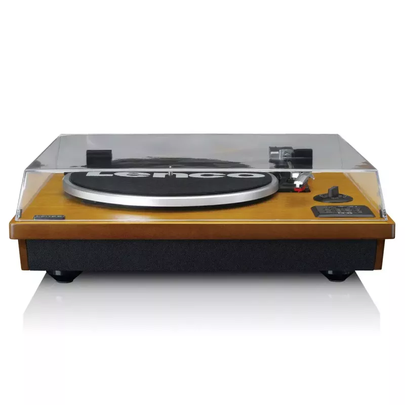 Patefono grotuvas su diržine pavara Lenco LS-55WA Wood Semi Automatic USB Bluetooth