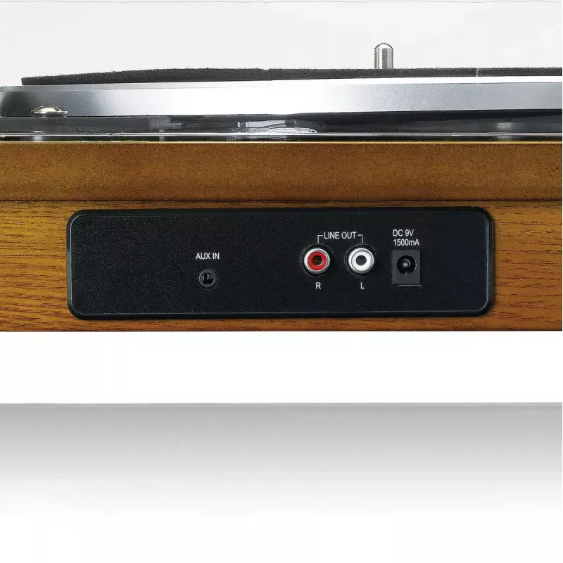 Patefono grotuvas su diržine pavara Lenco LS-55WA Wood Semi Automatic USB Bluetooth