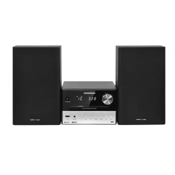 Grundig CMS 3000 BT DAB+ Namų garso mikro sistema 30 W Juoda, Sidabrinė