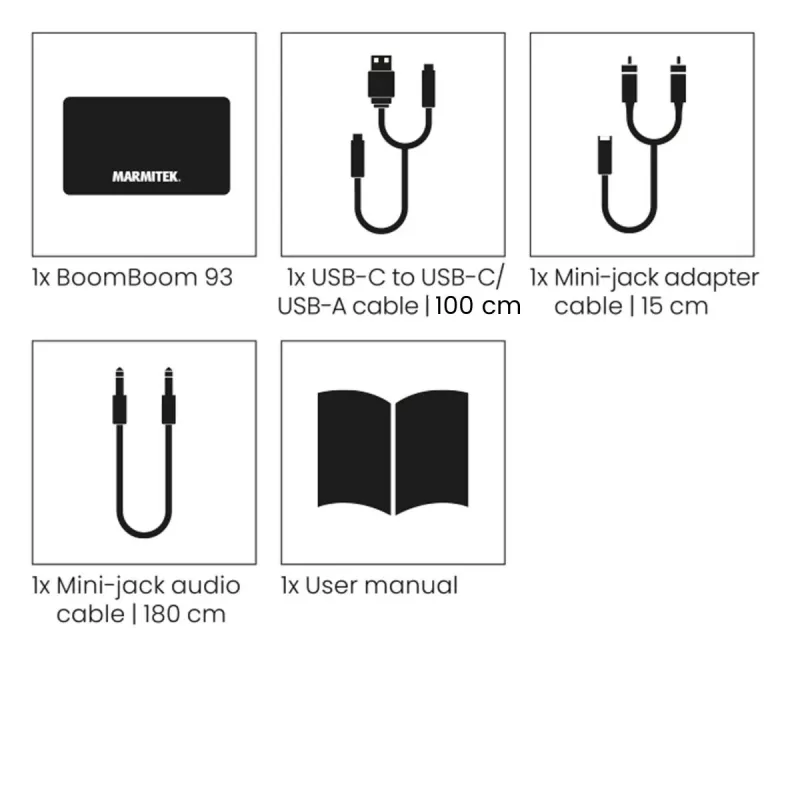 Belaidis Bluetooth garso imtuvas Marmitek BoomBoom 93 (08312)