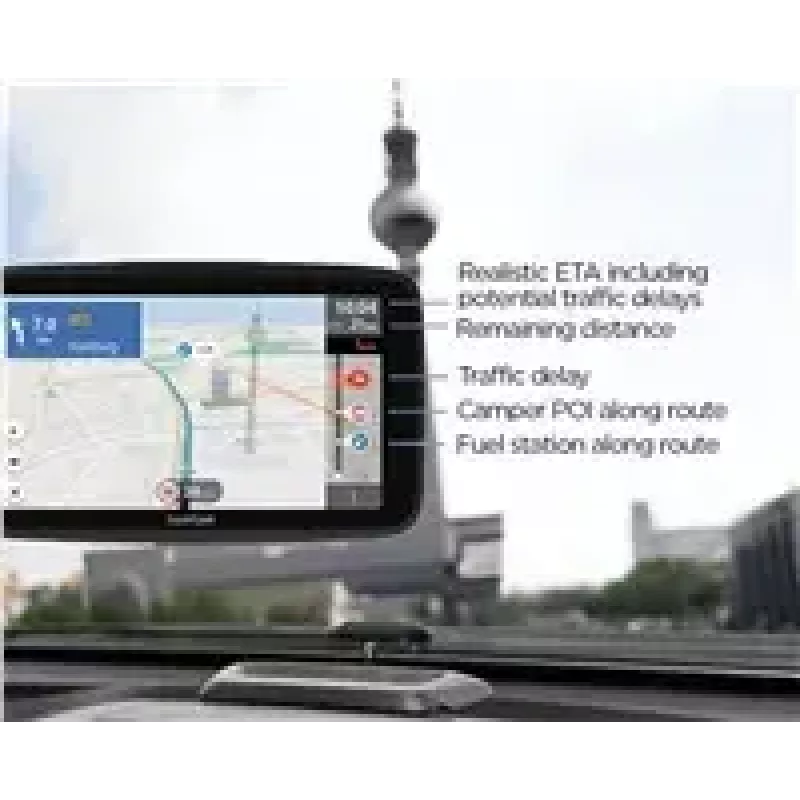 GPS navigatorius TOMTOM Go Camper Tour 6 (2-osios kartos) – nešiojama navigacija kemperiams ir furgonams