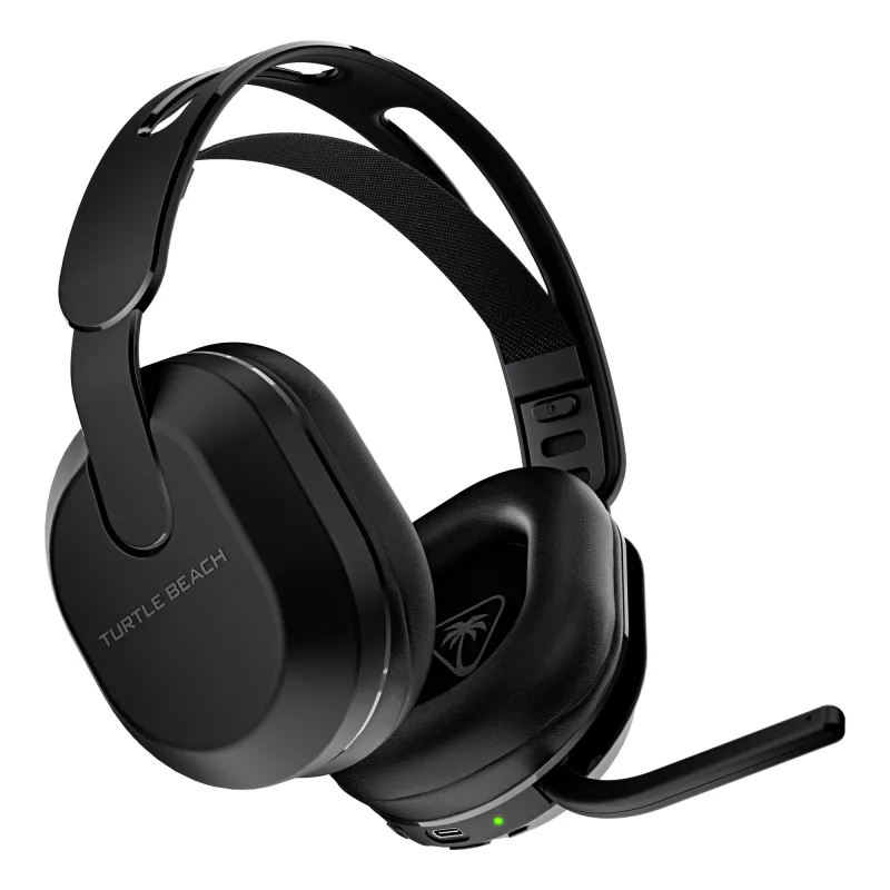 Turtle Beach Stealth 500 Black belaidės ausinės žaidimams PC, PS5, PS4 ir mobiliesiems, iki 40 val. baterija, Bluetooth