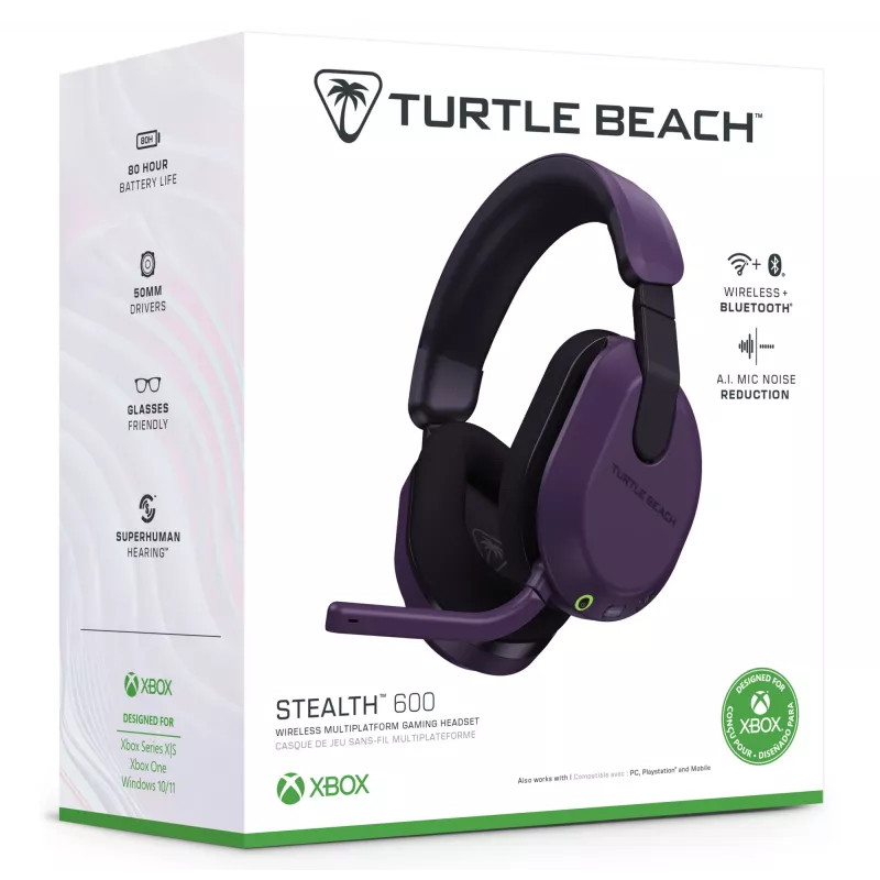 Ausinės Turtle Beach Stealth 600 XB Violetinės TBS-2102-45