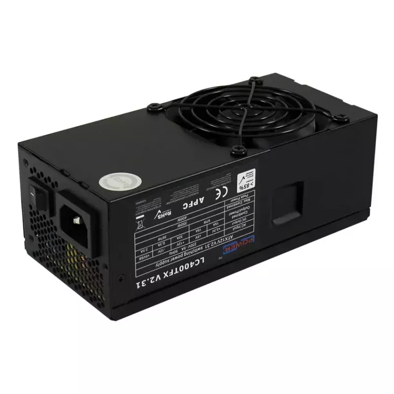 Korpusas LC-Power LC-1406MB-400TFX Micro Tower Juodas