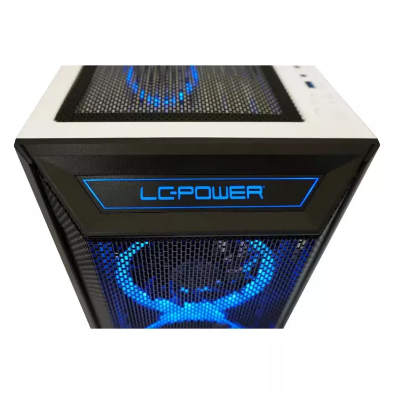 LC-Power Holo-1_X Midi bokštas baltas