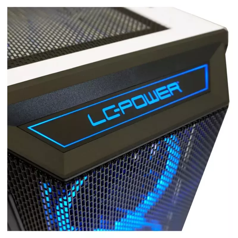 LC-Power Holo-1_X Midi bokštas baltas