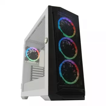 LC-Power Holo-1_X Midi bokštas baltas