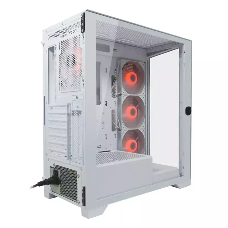 Kompiuterio korpusas LC-Power LC-7041B-ON Midi Tower Baltas