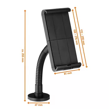 Durable Tought Wall/Table Tablet/UMPC, juodas