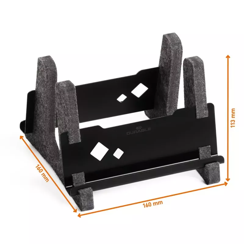 Priešdėlis nešiojamam kompiuteriui Durable Effect 43,2 cm antracitas metalas plastikas