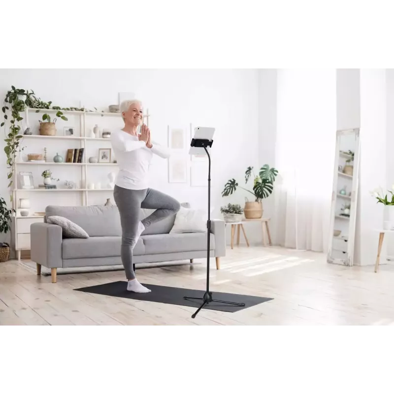 Aktyvus laikiklis Durable TWIST 894201 mobiliesiems telefonams, išmaniesiems telefonams, planšetėms – juodas
