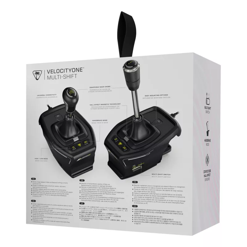Turtle Beach VelocityOne Multi-Shift Shifter TBS-0001-05 – universalus pavarų perjungiklis ir rankinis stabdis lenktynių bei skrydžių simuliatoriams
