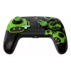 Pultelis PDP REMATCH Wired Controller 1-Up Glow in the Dark, skirtas Nintendo Switch, USB, 3 m laidas, D-pad, Home mygtukas, juoda/žalia